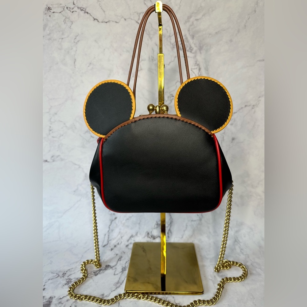 Coach Disney Mickey Mouse X Kieth Haring Kisslock Bag - Picture 7 of 12